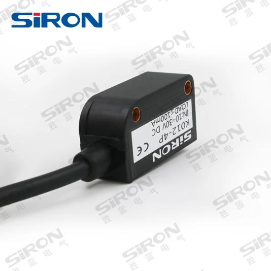 Siron K012-5 공장 가격, 거울 반사형, 감지 거리 2m, NPN/PNP 적외선 LED 광전 센서
